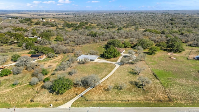 bird's eye view featuring a rural view