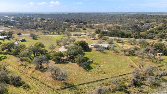 bird's eye view featuring a rural view