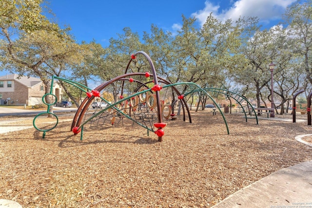 view of play area