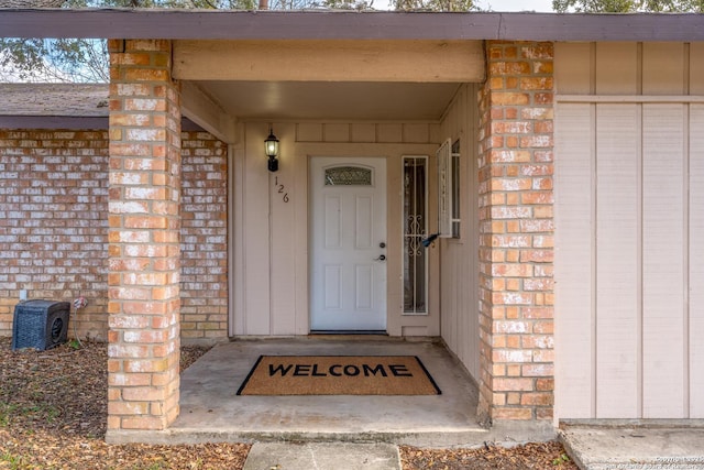 view of entrance to property