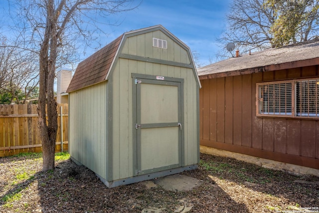 view of outbuilding