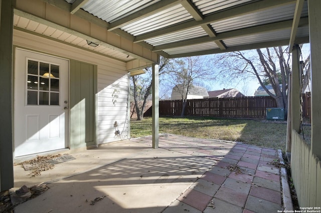 view of patio / terrace