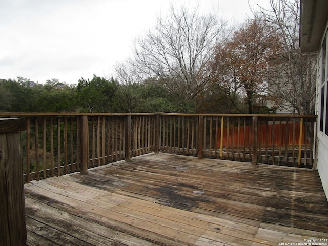 view of deck