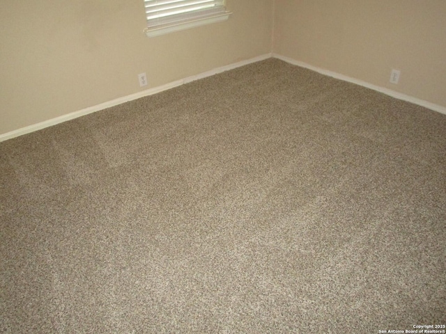 interior space featuring carpet