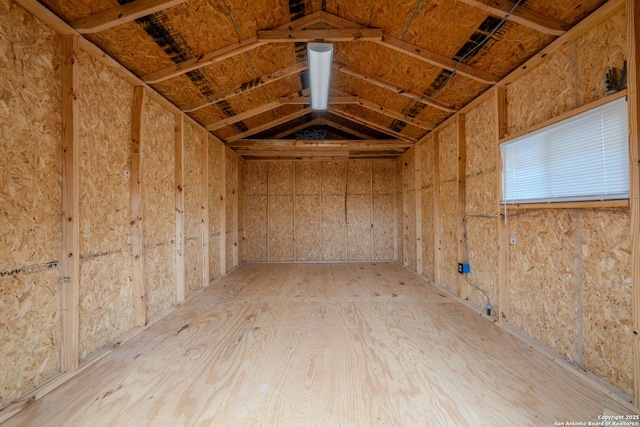 view of storage room