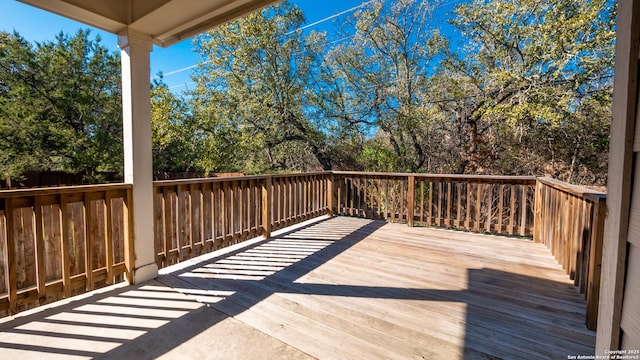 view of deck