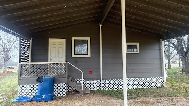 view of property entrance