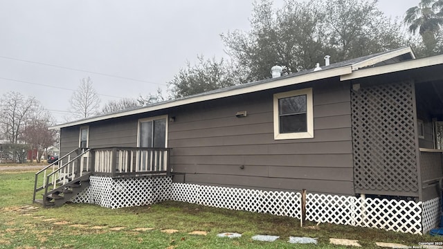 521 Quail Ln, Floresville, TX 78114 - view of property exterior with a yard