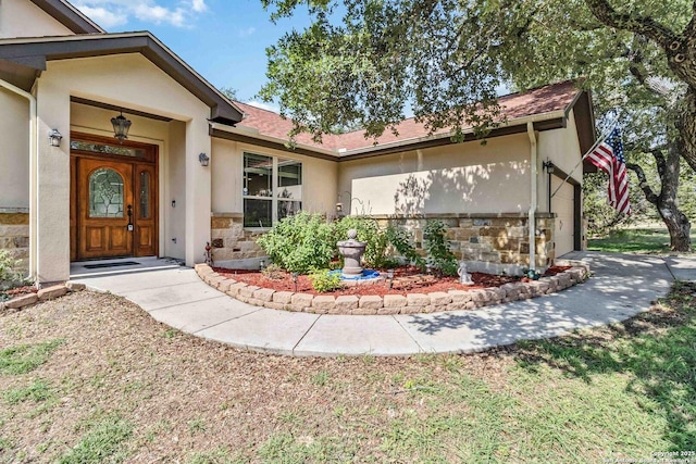 view of entrance to property