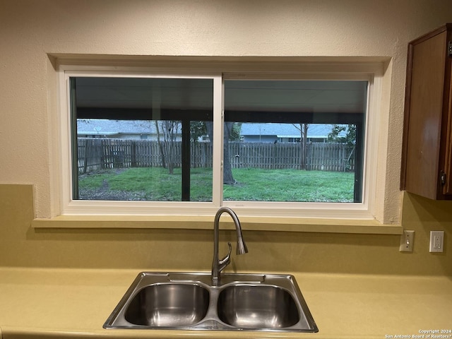 kitchen with a healthy amount of sunlight and sink