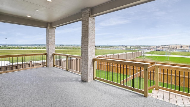 305 Hulda Trl, New Braunfels, TX 78130 - view of patio featuring a rural view