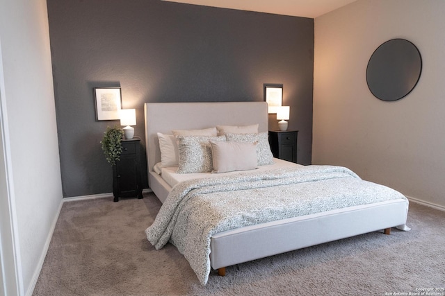 bedroom featuring carpet flooring