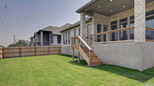 109 Barton Crk, Boerne, TX 78006 - view of yard with stairway