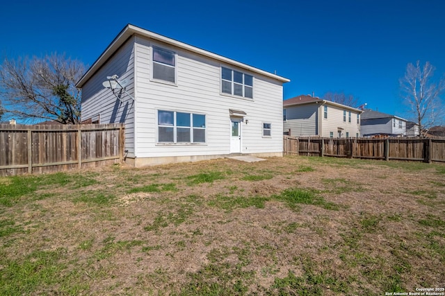 view of rear view of property