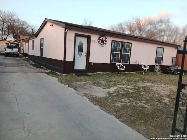 view of front of home