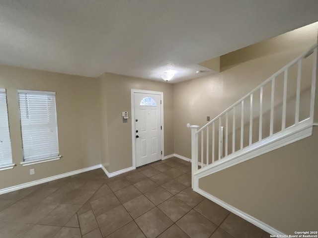 view of tiled entryway