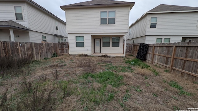 view of rear view of property