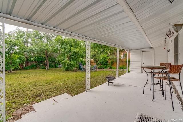 view of patio