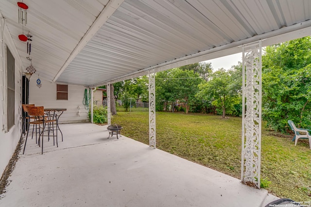 view of patio