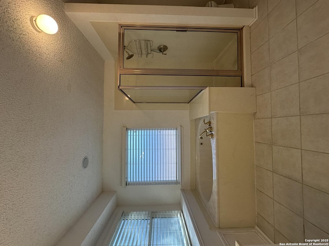 bathroom featuring tile patterned flooring