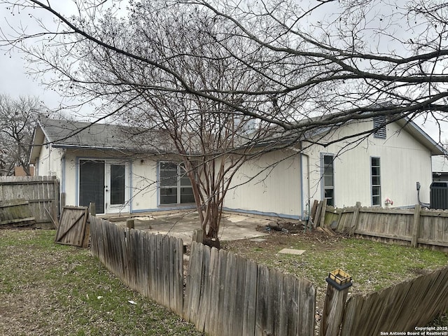 view of back of property