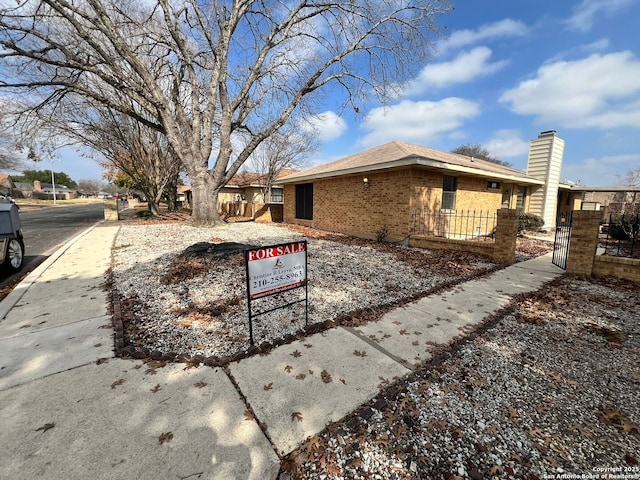 view of side of property