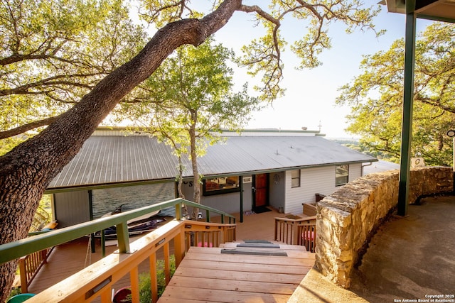 view of rear view of property