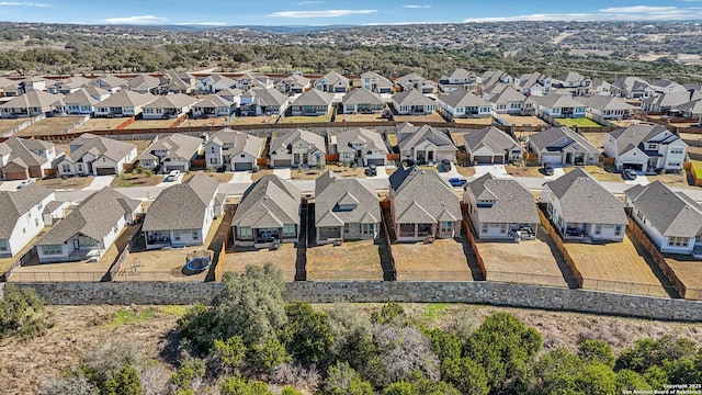 drone / aerial view featuring a residential view