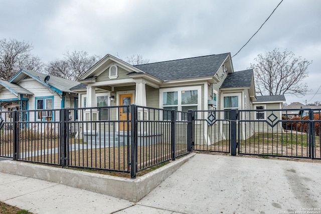 view of bungalow-style house