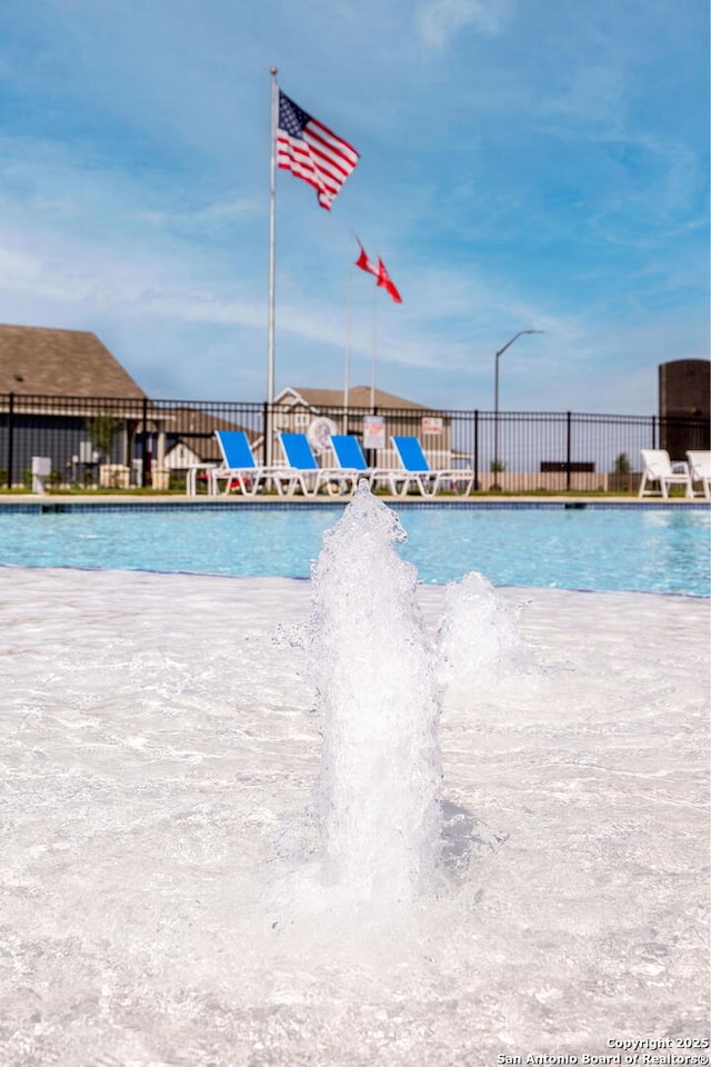 view of pool