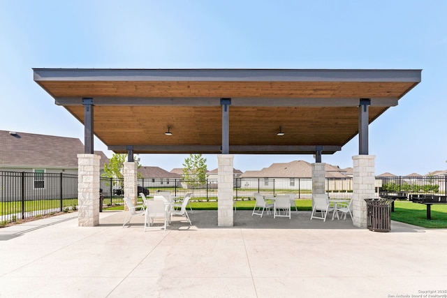 view of home's community featuring a patio area