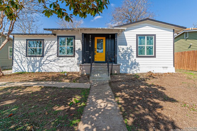 view of front of house