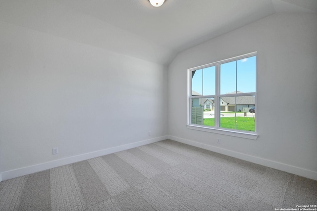 1218 Catnip, New Braunfels, TX 78132 - spare room featuring lofted ceiling and carpet floors