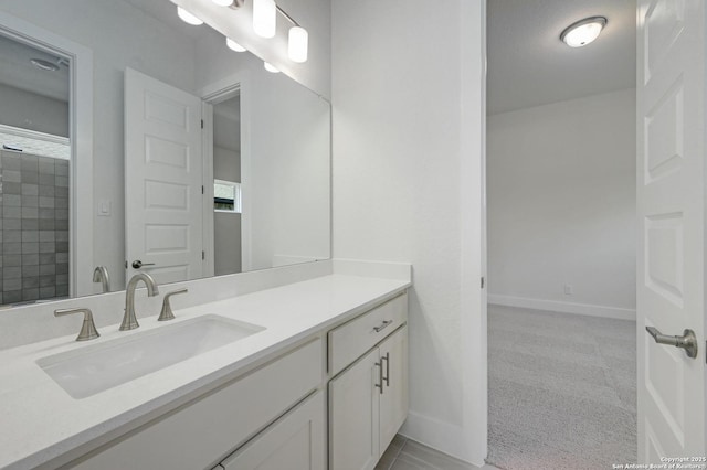 1218 Catnip, New Braunfels, TX 78132 - bathroom featuring vanity and baseboards