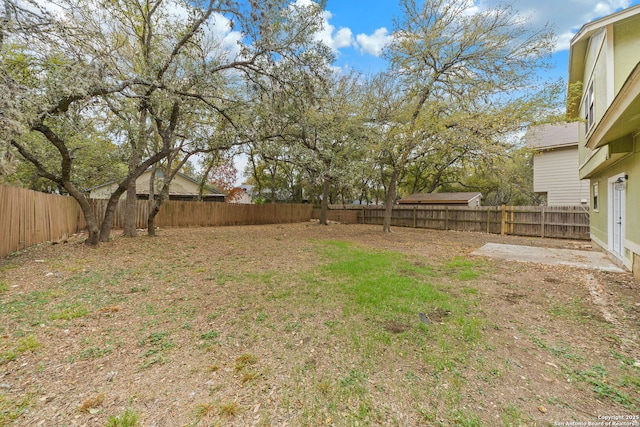 view of yard