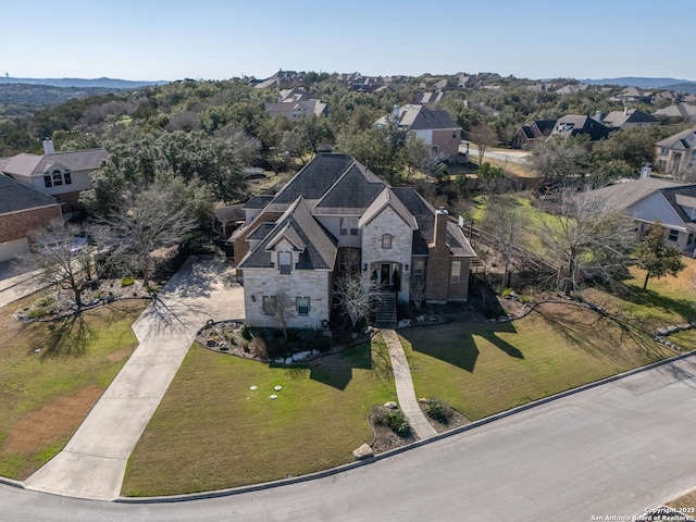 9014 Woodland Pass, Boerne, TX 78006 - birds eye view of property featuring a residential view