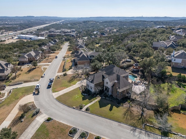 9014 Woodland Pass, Boerne, TX 78006 - drone / aerial view featuring a residential view