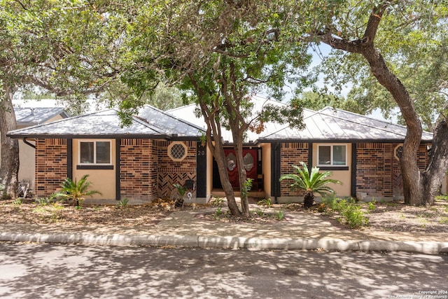 view of ranch-style home