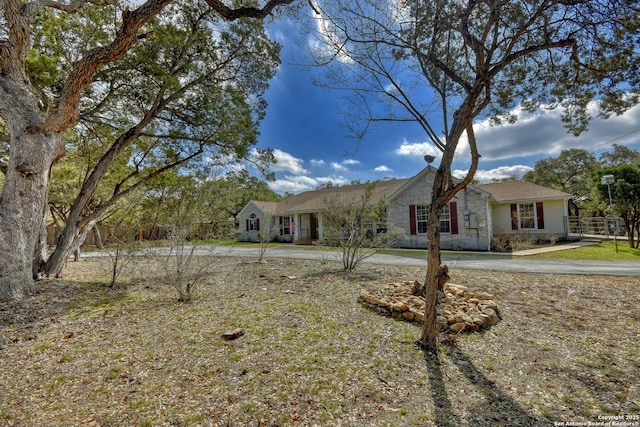 view of ranch-style home