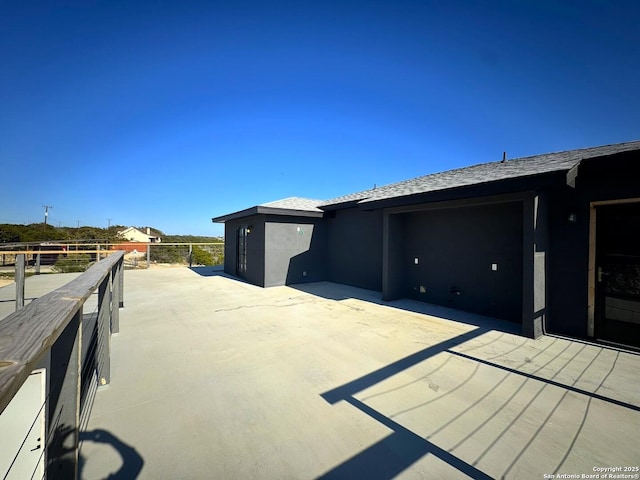 exterior space featuring a patio area