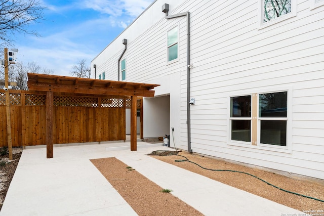 view of patio