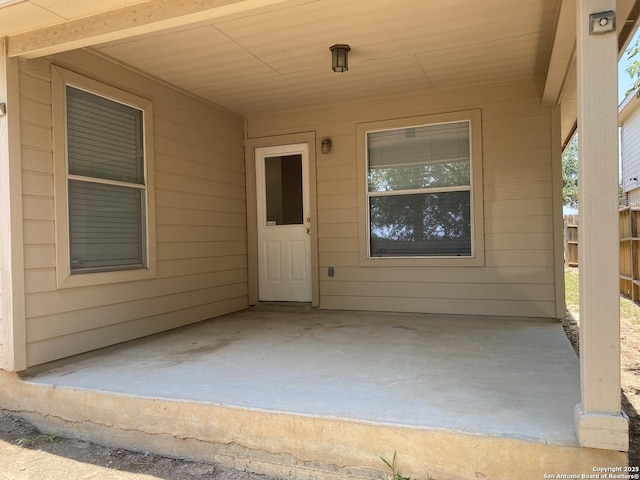 view of entrance to property