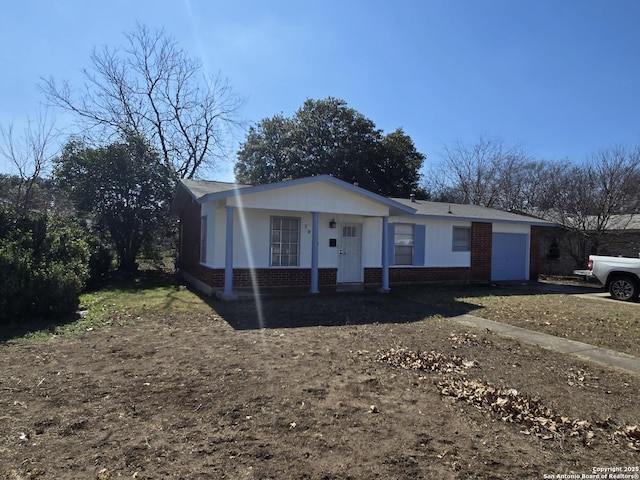 view of ranch-style home