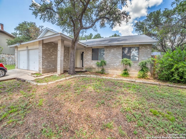 ranch-style house with a garage