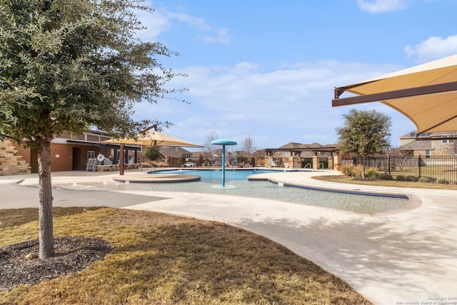 10732 Merrick Run, San Antonio, TX 78254 - community pool with a hot tub and a patio