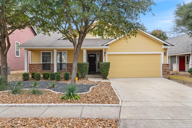 craftsman-style home featuring a garage