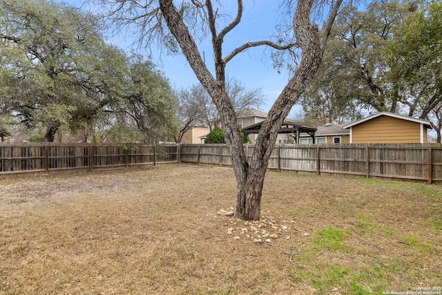 view of yard