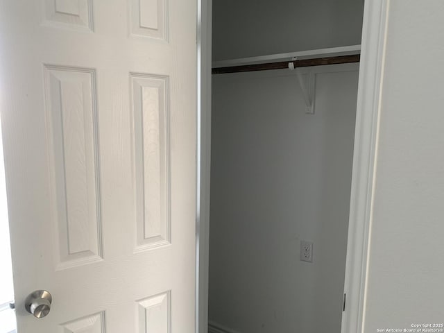 view of closet