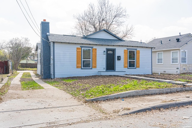 view of bungalow-style home