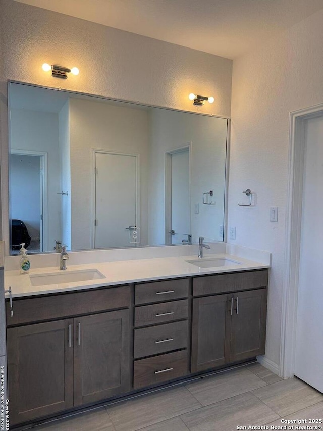ensuite bathroom with double vanity